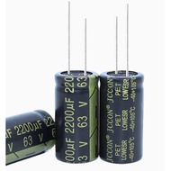 63v2200uf 18x35mm Ccon 2200uf63v Black Gold High Frequency 2200uf 63v Low Resistance Electrolytic Ca