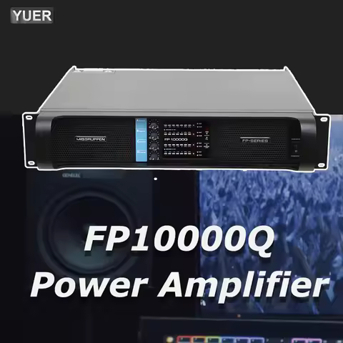 FP10000Q 2Ohms 2500W 4 Channel Amplificatore Line Array MPS Subwoofer Powerful Amplifier Professiona