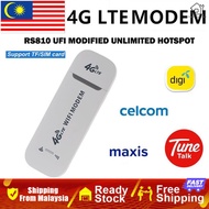 【Shipping From Malaysia】RS810 Modified 4G Modem Router Unlimited Hotspot Portable WIFI Router Sim Card LTE Wireless Router Plug &amp; Play