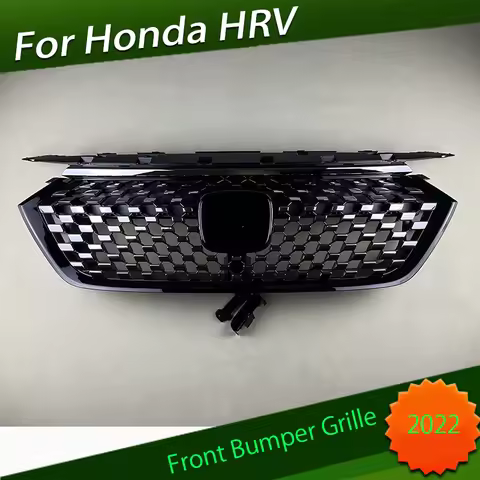 Easy Installation Front Car Bumper Grille Suitable for Honda HRV 2022 High Quality ABS Grille Auto E