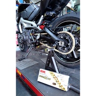 [Bell Motorcycle Boutique] RK Gold Chain GV525X-XW 120L 120 Mesh 525-120 GV525XXW