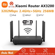 Xiaomi Router AX3200 เร้าเตอร์รุ่น WiFi 6 เราเตอร์ไร้สาย Mi สมาร์ทเราเตอร์ Mesh Network Smart Router 4*4*80MHz high speed เราเตอร์ 3200Mbps ดูอัลแบนด์ Global version การรับประกัน 1ปี