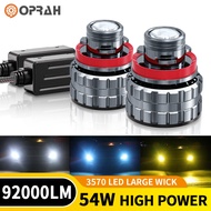OPRAH 2pcs Super Bright H11 H8 H16 LED Fog Light 3570 LED Daytime Running Light Car Fog Light Bulb