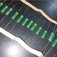 HIJAU Resistor 15R 3w small body green original japan 15 R ohm 15ohm 3 watt w 3watt 3watt kilo 1