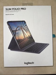 Logitech Slim Folio Pro iPad Pro 12.9吋 鍵盤保護套