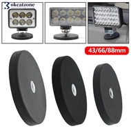 OKCATZONE 2Pcs 43mm/66mm/88mm Internal Thread Magnetic Base M6/M8 Mount Bracket Clamp for Car LED Li