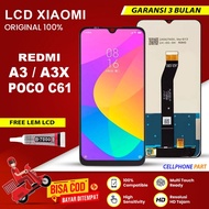 Original XIAOMI REDMI A3 LCD / A3X POCOPHONE C61 Full Set TOUCHSCREEN Original DISTRIBUTOR
