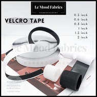 Le Mood Velcro Tape Premium Quality Hook &amp; Loop Tape (1 Meter) Magic Tape Velcro Fastener Pelekat Kasut