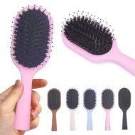 Hisoka Boar Bristle Solid Color Comb Smooth Massage Smooth Comb Hair 5 Air Comb Cushion Colors N6B5