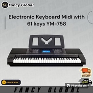 PIANO ELEKTRONIK MIDI 61 KEKUNCI – MODEL YM-758