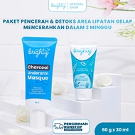 Brighty Charcoal Underarm Masque X Glowing Underarm