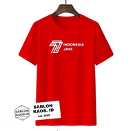 Indonesian T-shirts JAYA 77 Year Indonesian T-shirts Indonesian Independence Day T-shirts