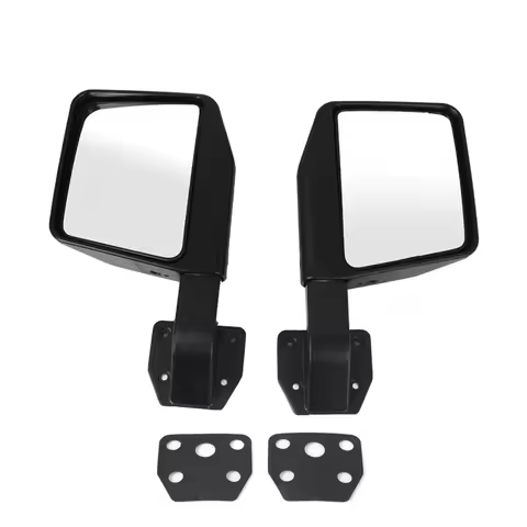 Sansour Side Mirror for Jeep Wrangler JK JL 2007-2024 Car Door Mirrors Rear View Mirror for Jeep Wra