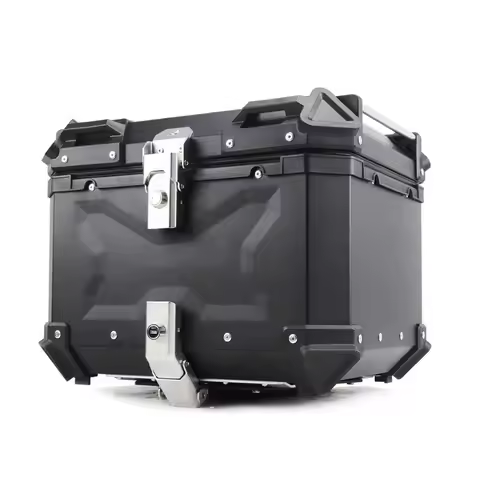 Factory Hot Selling 45L 55L 65L 80L 100L Aluminum Motorcycle Box Moto Top Case Rear Storage Lage Tru