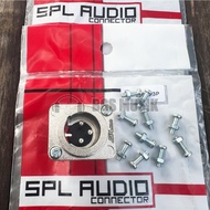 (100 pieces) ORIGINAL M3 x 10 Speakon Nut Bolts - M3 x 10 Spikon Nut Bolts - M3 x 10 Embedded Canon 