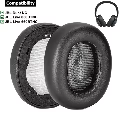 Replacement Protein skin memory sponge Earpads Suitable For JBL Live 650btnc Live 660 BTNC Gaming He