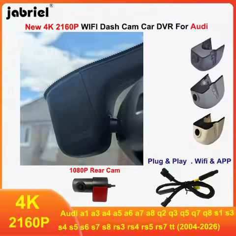 4K Wifi Car Dvr for audi a3 8v 8p a5 a4 b8 b9 a6 c7 a6 a7 q5 q7 q3 q2 q8 q4 s3 s5 s3 8v s4 b8 s5 b9 