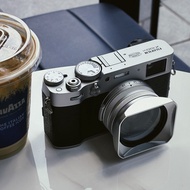 Light Shadow Staggered|[Three-Piece Set] Fuji X-100VI Square Hood x00vi Adapter Ring Hood Hood Cover