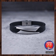 Silicone Stainless Steel Bangles Bracelets Bracelet For Women Gelang Tangan Perempuan Bangle Perempu