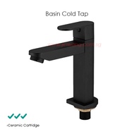 Basin Cold Tap Black JW-G321BB PUB APPROVAL rubinetterie Pozzi