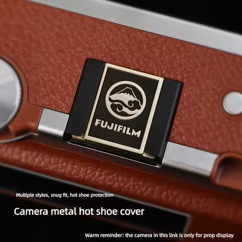 Camera Metal Hot Shoe Cover Shutter Button Protective Cap Accessory Suitable For Fujifilm XS10 XS20 