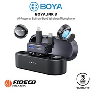 BOYA BOYALINK 3 AI-Powered Button-Sized Wireless Microphone