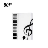 40 Sheets Music Score Book A4 Nota Lembaran Piano Musik Populer Music Score