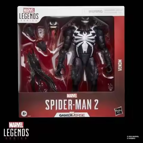 In Stock Marvel Legends Series Tom Holland Spider-Man & Venom Action Figures Desktop Ornaments Anime