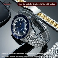 Suitable for Radar RADO Captain Cook Captain Cook Stainless Steel Watch Chain 21MM Men's Strap