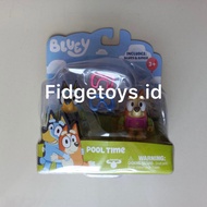 BLUEY - POOL TIME: BLUEY & BINGO 2.5 INCH FIGURES - 2 PACK