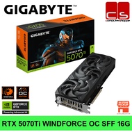 GIGABYTE GeForce RTX 5070Ti WINDFORCE OC SFF 16G GDDR7 Graphics Card