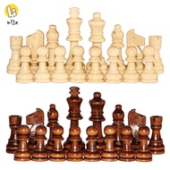 Chess Sets Wooden Chess Set Large Premium 32 Piece Wooden Carved Large Chess Pieces Hand Crafted Set