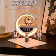 Large G3401 Atmosphere Multifunctional Table Lamp Wireless Charging Bluetooth Speaker Volume Alarm C