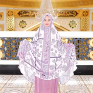 Mukenah Premium Silk Motif Azizil Ukuran Jumbo