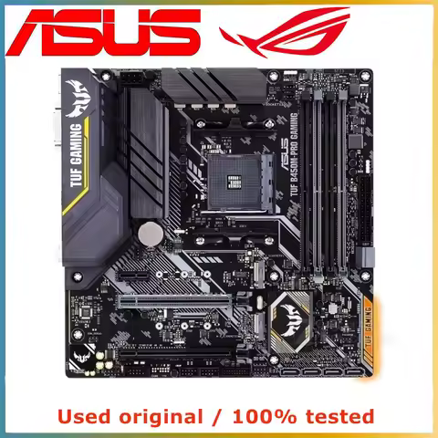 For ASUS TUF B450M-PRO GAMING AM4 MATX Mainboard Support Ryzen 5 5600 5600X 3600 DDR4 M.2 USB3.2 Gam