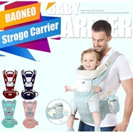 BAONEO Infant Baby Carrier Hip Seat Waist Carrier With Storage Seat Baby Wrap Sg