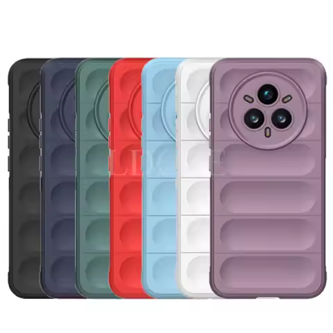 For Realme 14 Pro Plus Case Silicone Liquid Shockproof Cover Realme 14 Pro Plus Cover Rubber Protect