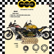 BMW F850GS / ADVENTURE 2018-2024  / F900 R / XR  2020 REGINA CHAIN SET + S-TEEL SPROCKET ( 17T) (44T