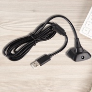 [countless1.sg] uk New USB Play&amp;Charger Charge Cable Adapter For XBOX 360 Controller Black  FE
