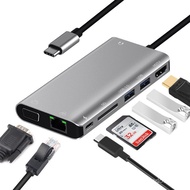 Type-c 8-in-1 Docking Station HDMI Applicable MacBookPro Computer Huawei Phone8Combination1