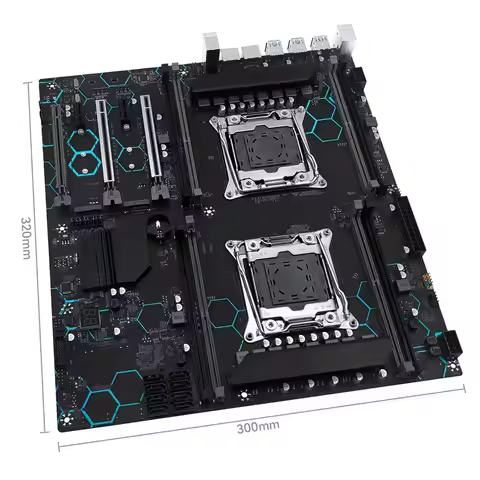 A49T MACHINIST X99 MD8 Motherboard Dual CPU E-ATX Support Xeon LGA 2011-3 Processor 8 DDR4 Slot USB3