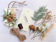 【DIY材料包】復古風乾燥花擴香石 初學者可 簡易好上手