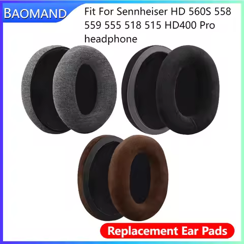 Ear Pads for Sennheiser HD 560S 558 559 555 518 515 HD400 Pro Headphones Earmuff/Earphone Sleeve Hea