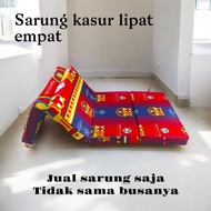 Four-fold mattress cover for 10cm foam thickness, zippered mattress cover, foam mattress cover