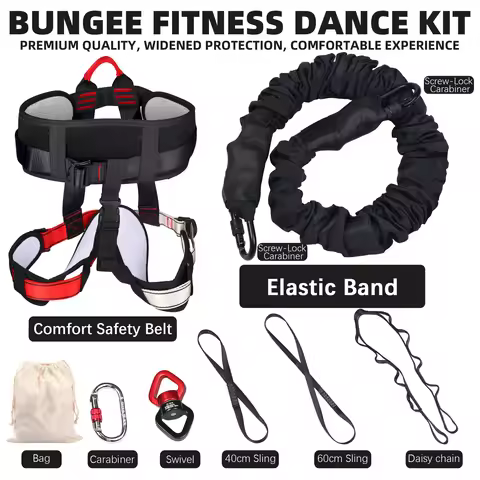Heavy Bungee Fitness Kit Resistance Belt for Home Gym Yoga Rope Gravity Bungee Training Pro Tool for