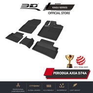 3D KAGU Car Mat Perodua Axia D74A (2023 - Present)