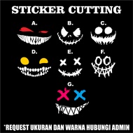 Smile CUTTING / JOKER STICKER car sticker