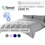 100% Pure TENCEL™ Lyocell Quilt Cover | 1600TC Cooling, Soft & Breathable Duvet Cover