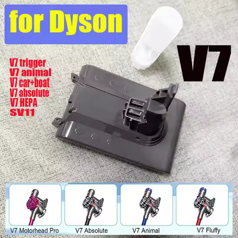 9800mAh 21.6V Batterie for Dyson V6 V7 V8 V10 V11Series SV03 DC62 SV11 SV10 SV12 SV14 SV15 Handheld 