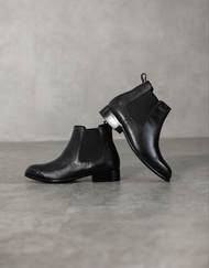 Guin Casalini Sepatu Ankle Boots Kulit Asli Formal Kantor Pria Cow Leather Dengan Elastik G-BT116